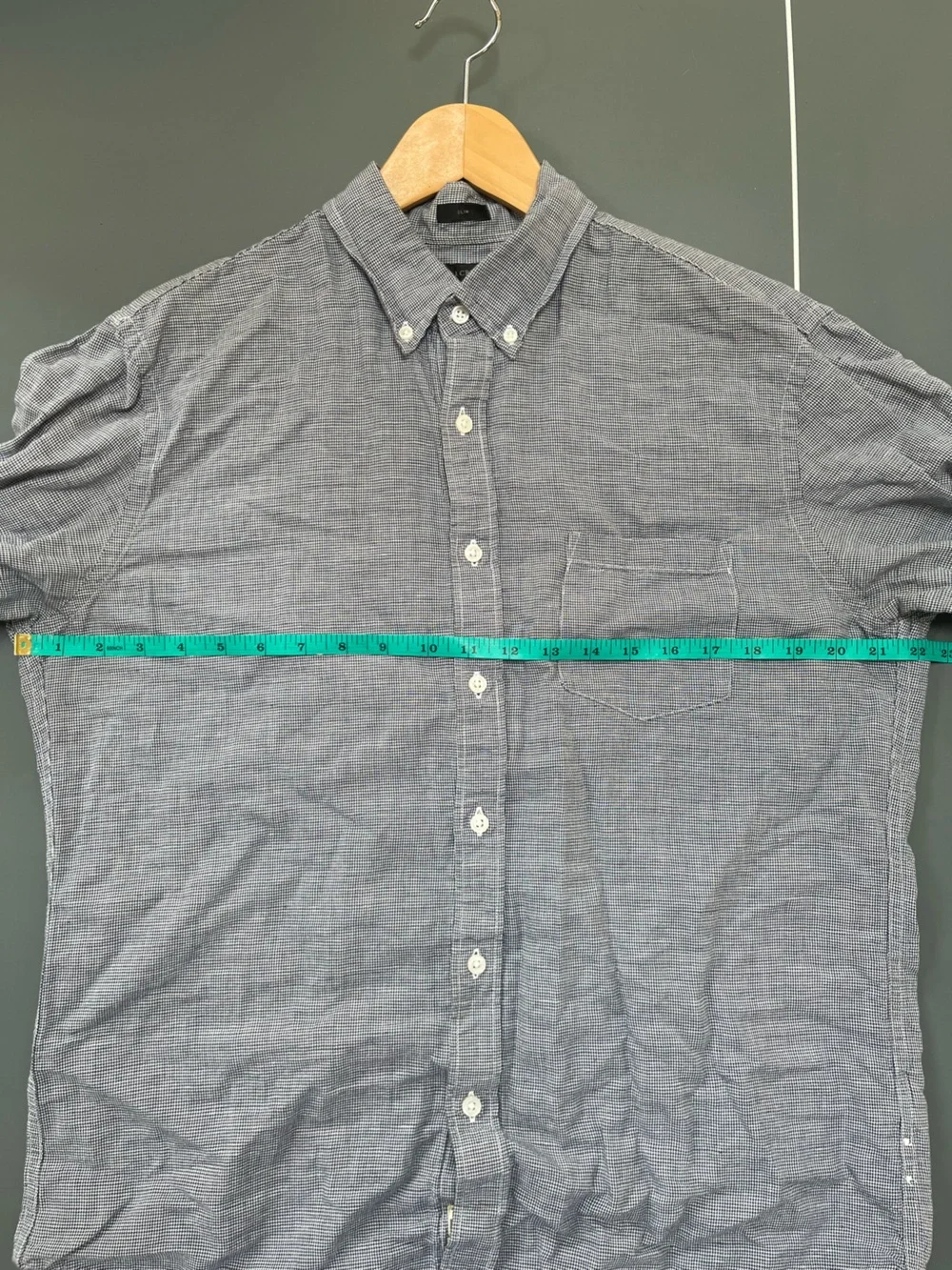 J. Crew Baird McNutt Irish Linen Men's Button Down Shirt Size Large Coastal